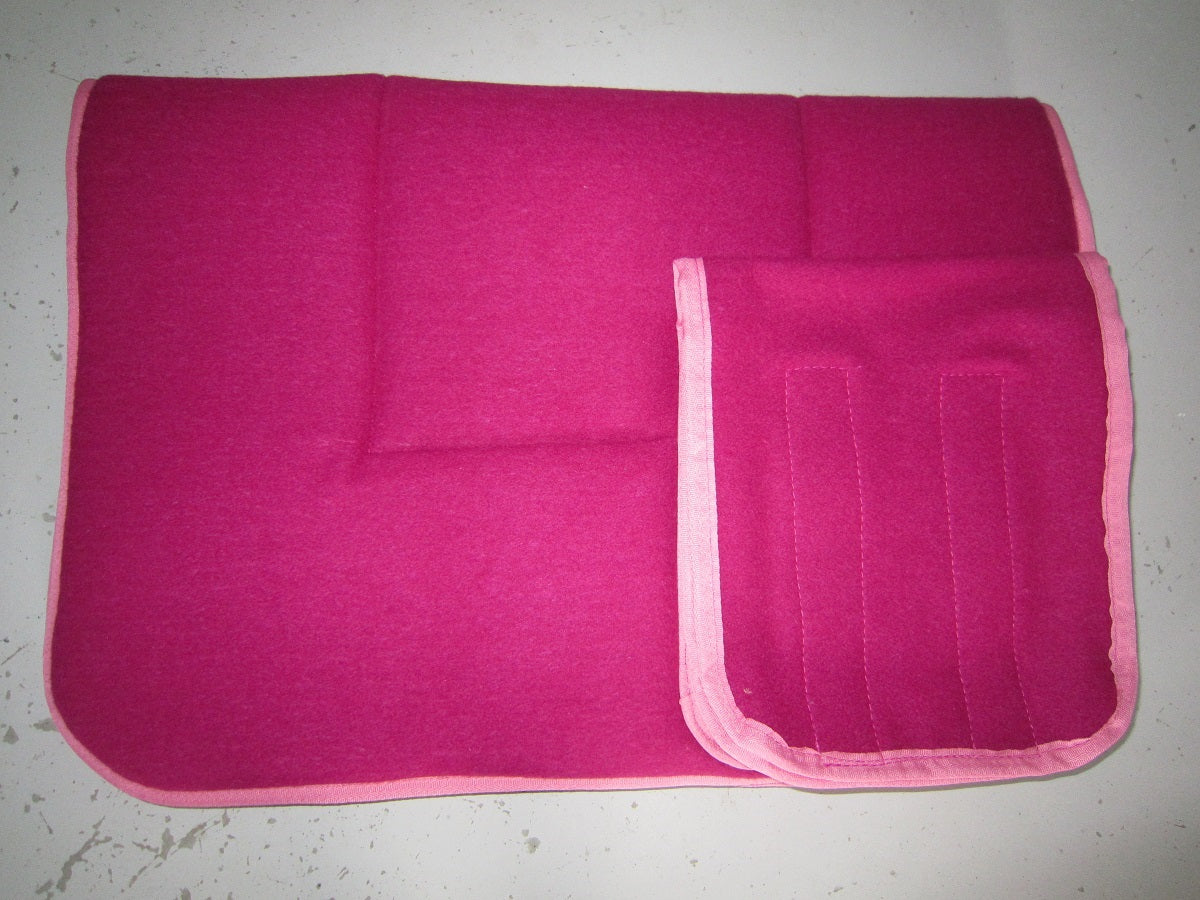 Saddle Blankets Kersey Wool with Pockets