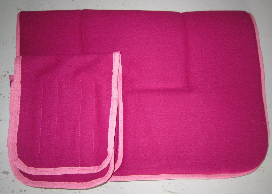 Saddle Blankets Kersey Wool with Pockets