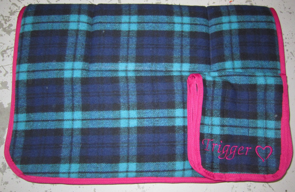 Saddle Blankets Kersey Wool with Pockets