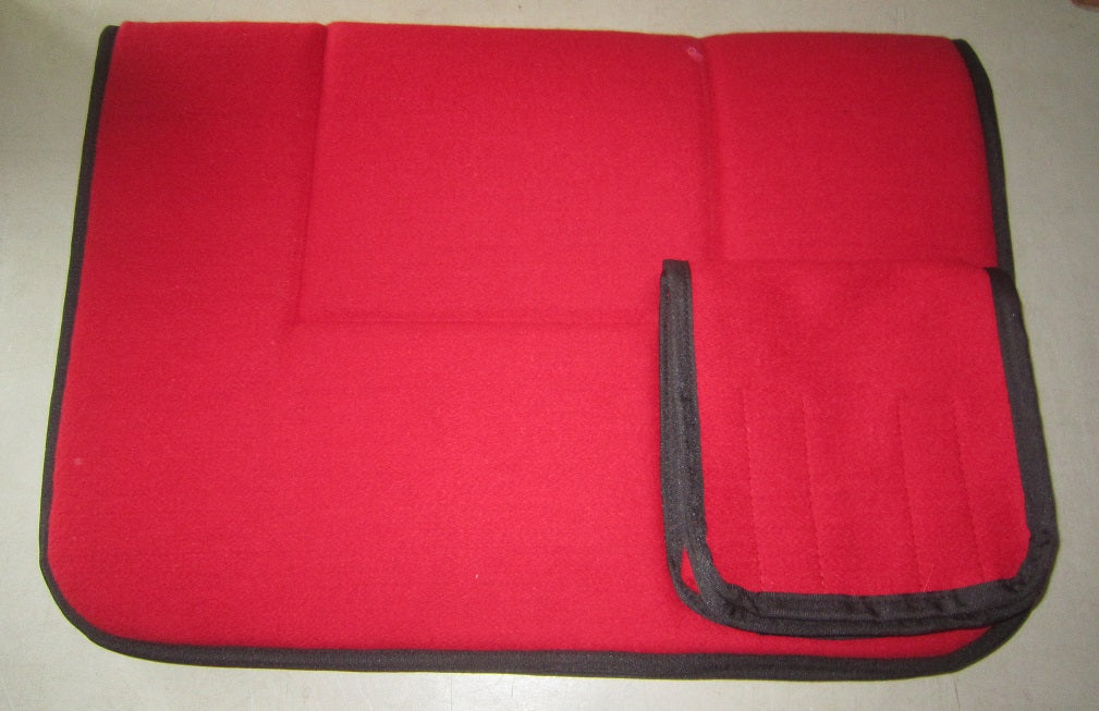 Saddle Blankets Kersey Wool with Pockets