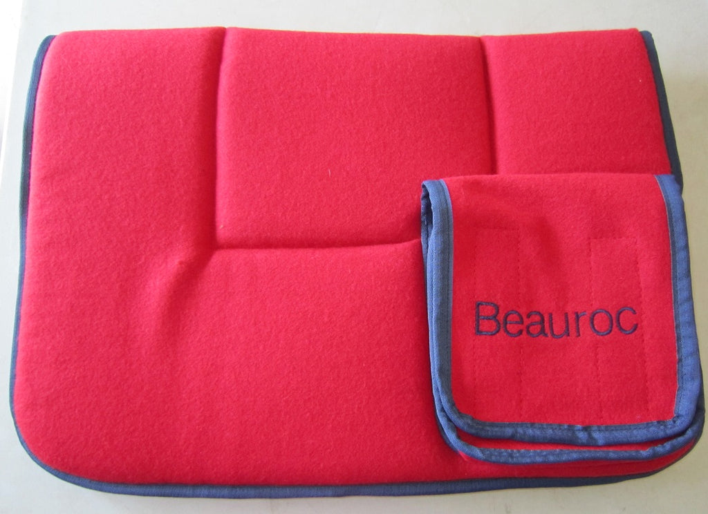 Saddle Blankets Kersey Wool with Pockets