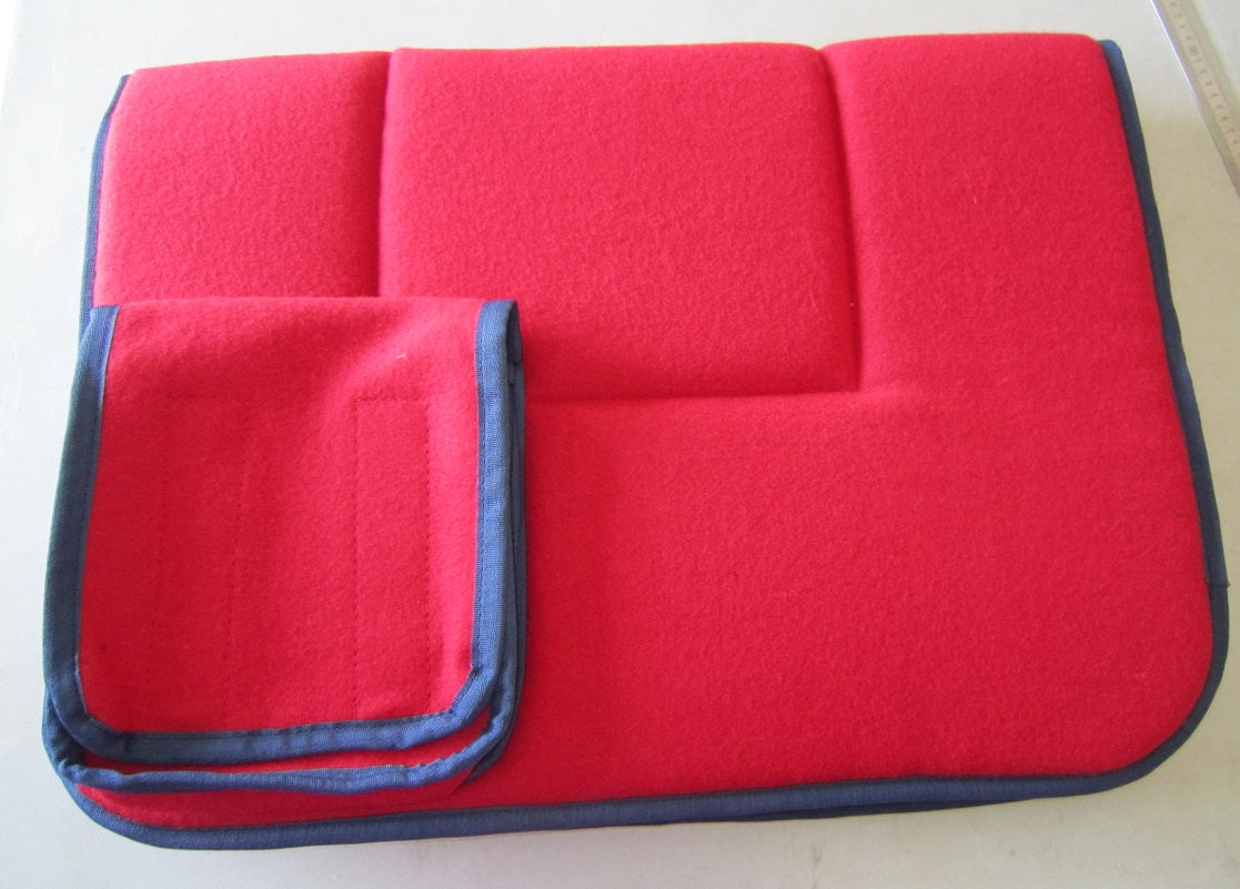 Saddle Blankets Kersey Wool with Pockets