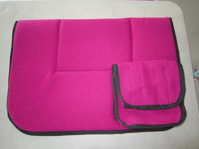Saddle Blankets Kersey Wool with Pockets